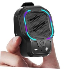 Wearable Bluetooth Speaker, Magnetic Clip-on Portable Wireless Speaker, Black