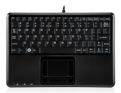 PERIBOARD-510H Plus, Wired Super Mini USB Touchpad Keyboard, X Type Scissor K...
