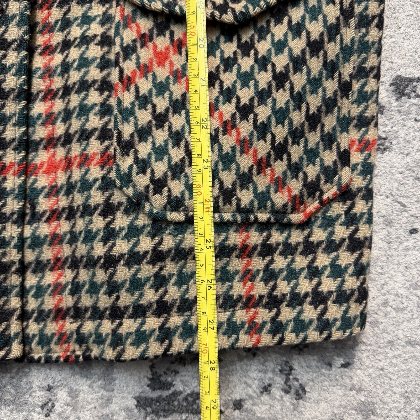 Vintage Knockabouts Pendleton Wool Houndstooth Ja… - image 3