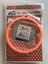 Pine Mountain Designs Cross Stitch September Expressions Kit #377 Tie One On