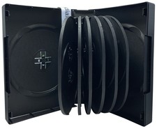 Black 14 Disc DVD Cases Lot
