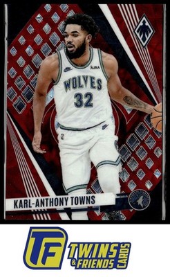 2023-24 Panini Phoenix #165 Karl-Anthony Towns International Red #/75