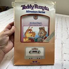 Teddy Ruxpin 1985 All About Bears Story Book/cassette Tape WOW Untested