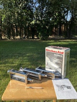 KitchenAid KPRA 3-Piece Pasta Roller & Cutter Attachment Set - Made in Italy 
