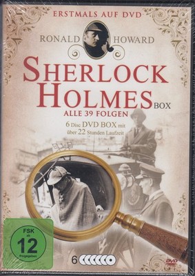 Sherlock Holmes Box : Komplette TV Serie + Filme  6 DVD's/NEU/OVP