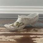 Vintage Hand-Painted Porcelain Victorian Slipper- Unmarked — photo 1