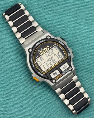 1991 Vintage Timex Ironman Triathlon Men's Digital Watch - ORIGINAL ! - AMAZING!