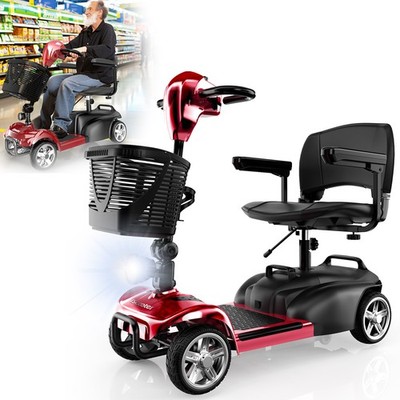 Seniorenmobil E-Scooter 4-Rad Elektroroller Seniorenmobil bis 20KM Reichweite