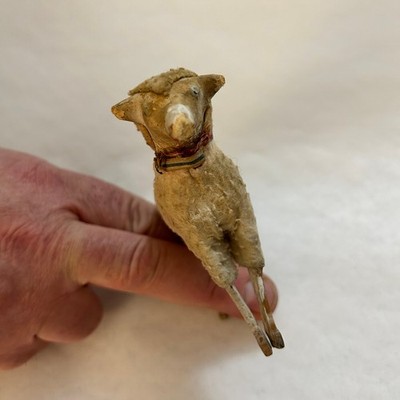 Vintage Wooly German Sheep lamb Putz? Christmas / Easter Decoration Holiday Toy