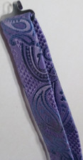 Stacy Adams Paisley Bow Tie Purple Blue 100 Microfiber Men's Adjustable