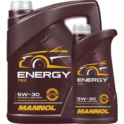 6 LITER 5W-30 MOTORÖL MANNOL ENERGY 5W30 ACEA A3 B3 502.00 505.00 229.3 229.5
