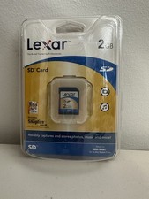 Lexar 2 GB SD Memory Card For Media/Music New In Sealed Package