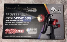 Black Widow Spectrum 1.7mm Tip HVLP Professional Spray Gun (56152) - FAST SHIP!