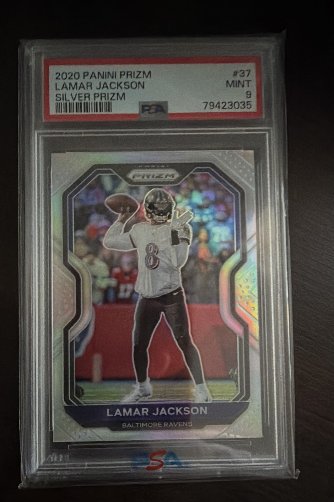 2020 Panini Prizm - Lamar Jackson #37 Silver Prizm
