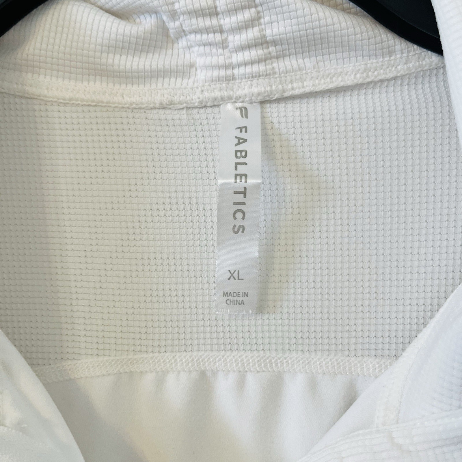 Fabletics White Pullover Performance Jacket Size … - image 9