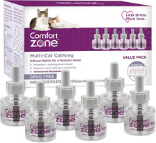 Multi Cat Calming Diffuser Refill, 6 Pack Cat Calming Pheromone Refills Help R