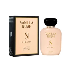 Nisara EDP Parfum Lasting Fragrance Vanilla Rush Perfume Woman Body Spray 100ML