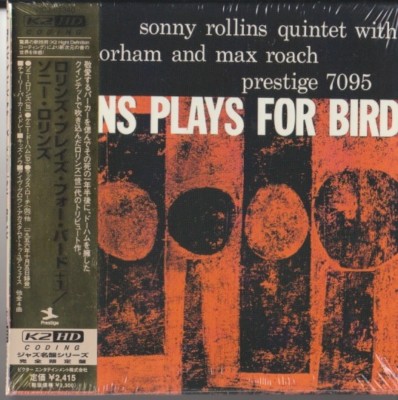 Sonny Rollins   Rollins Plays For Bird JAPAN MINI LP CD VICJ-61340 Kenny Dorham