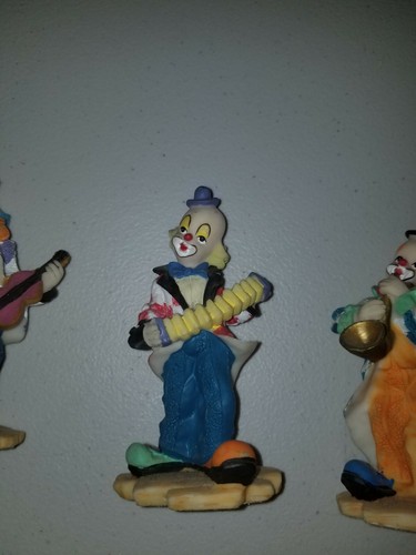 Figur Clown K's Konvolut 4 Musiker Porzellan Keramik - Bild 4 von 8