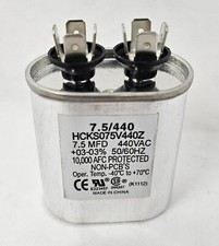 BesTech BT75440 7.5 MFD Oval Capacitor Multi Purpose 370/440VAC
