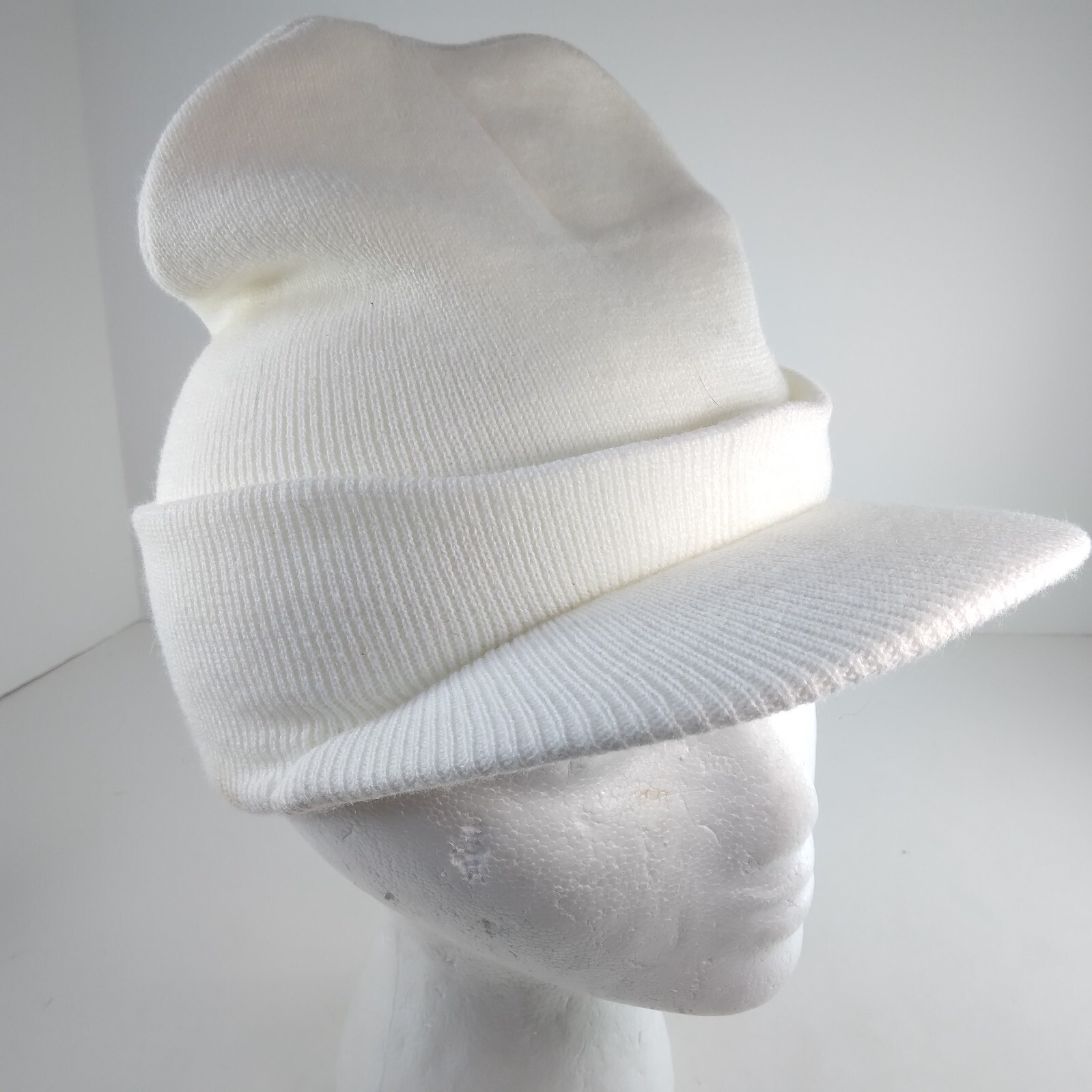 Winter Cuff Hat Ribbed Solid Plain Knit Ski Warm … - image 2