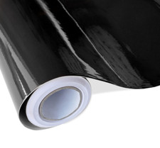 Pellicola adesiva nero lucido per interno ed esterno moto scooter auto tuning