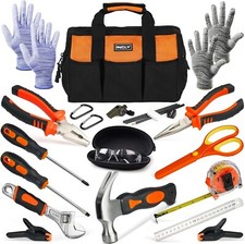 24 PCS Kid Hand Tool Set, Boy Builder'S Tool Set with Real Hand Tools, Kids Tool