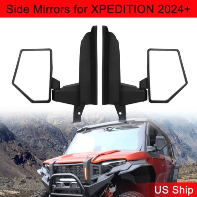 2pcs A-pillar Side Mirrors Compatible with Polaris XPEDITION XP 5/ADV 5 2024+
