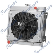 4-Row Radiator Shroud Fan for 70-72 Dodge Dart/71-72 Plymouth Duster Valiant 5.9