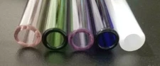 Purple Borosilicate Glass Tubing 12mm OD Blowing Pyrex Tubes 12" 8" 6" 4" Long