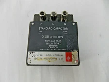 General Radio Co. 1409-R 0.05 µF ±0.05% Standard Capacitor 