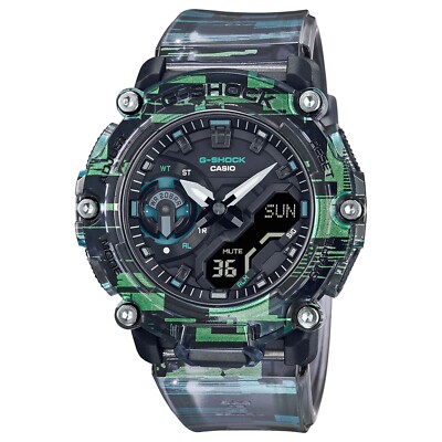 Casio G-Shock Iridescent Digital Blazing Translucent Resin Watch GA2200NN-1A