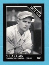 1991 The Sporting News - #952 Sugar Cain -- Athletics -- Box 125
