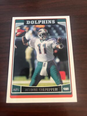 2006 Topps Daunte Culpepper #224 Miami Dolphins Central Florida Knights