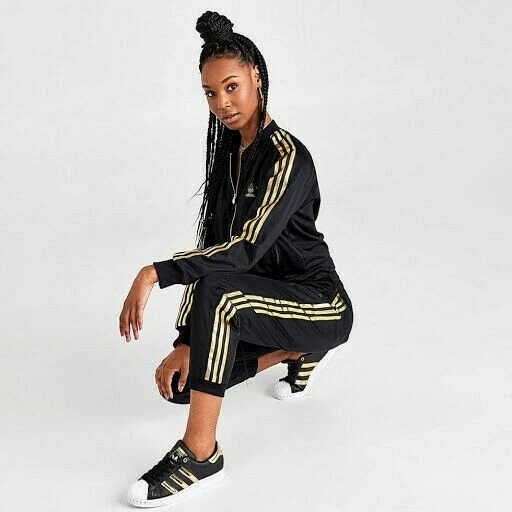 niveau permeabilitet nedadgående Small adidas OG W 50th Anniv SUPERSTAR 24K TRACKSUIT Jacket &amp; Pants  LAST1 | eBay