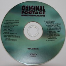 ORIGINAL FOOTAGE MUSIC VIDEO KARAOKE DVD G VOL-6 ORIGINAL SOUND TRACKS