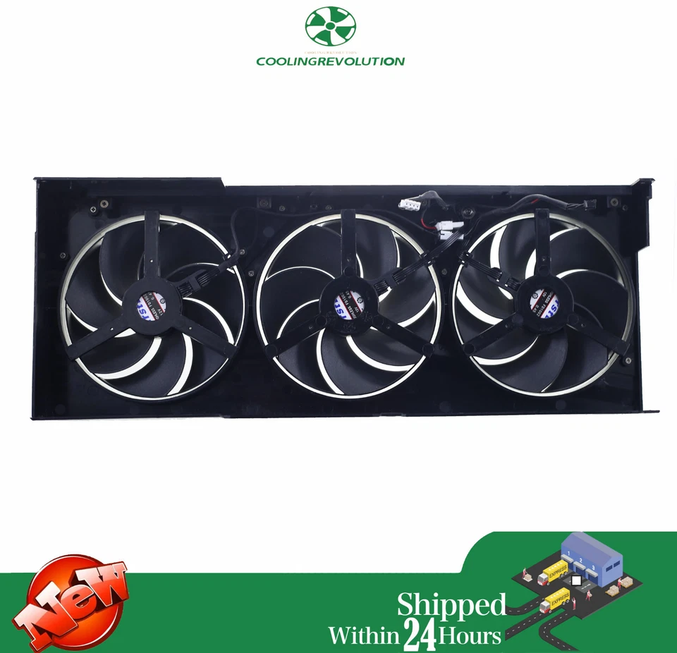 Graphics card fan and shroud for INNO3D GeForce RTX 4090 X3 - Image 2 of 3