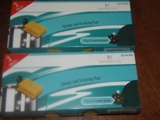 2-3 pks HOUSEHOLD TRENDS Sponge and  Scouring Pad 2-3/4 in. x 3-5/8 in.x 1 3/4"