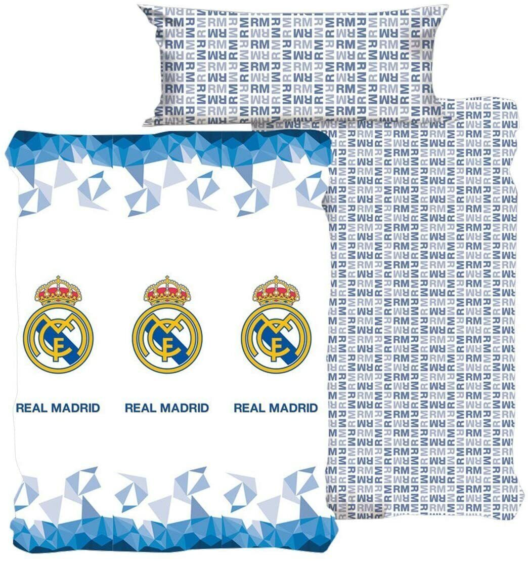 Juego de sábanas oficial de REAL MADRID CF con licencia cama de...