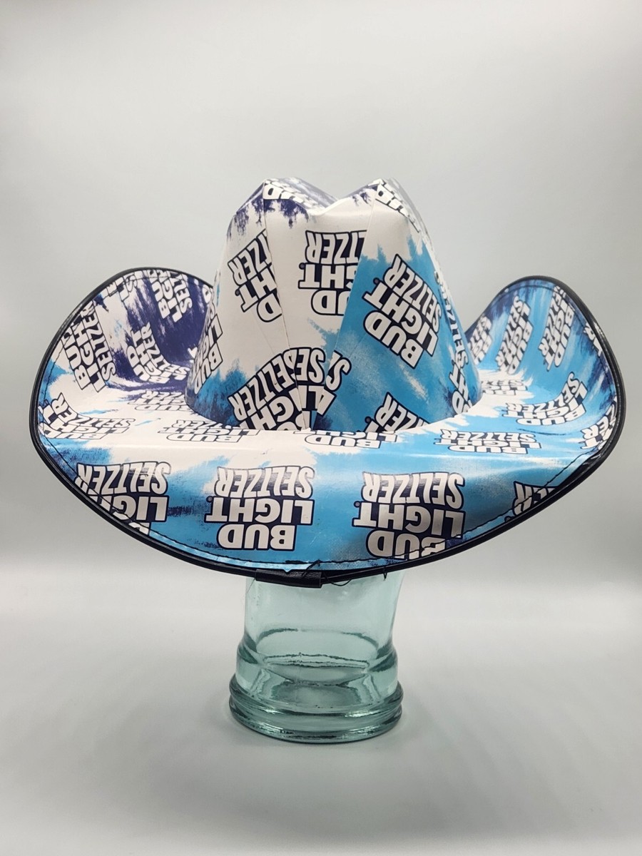 Bud Light Cowboy Hat Made from Recycled Budlight seltzer  display picture 2