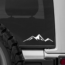 Mountain Decal Vinyl Car Sticker  7" Die Cut  VVD150124
