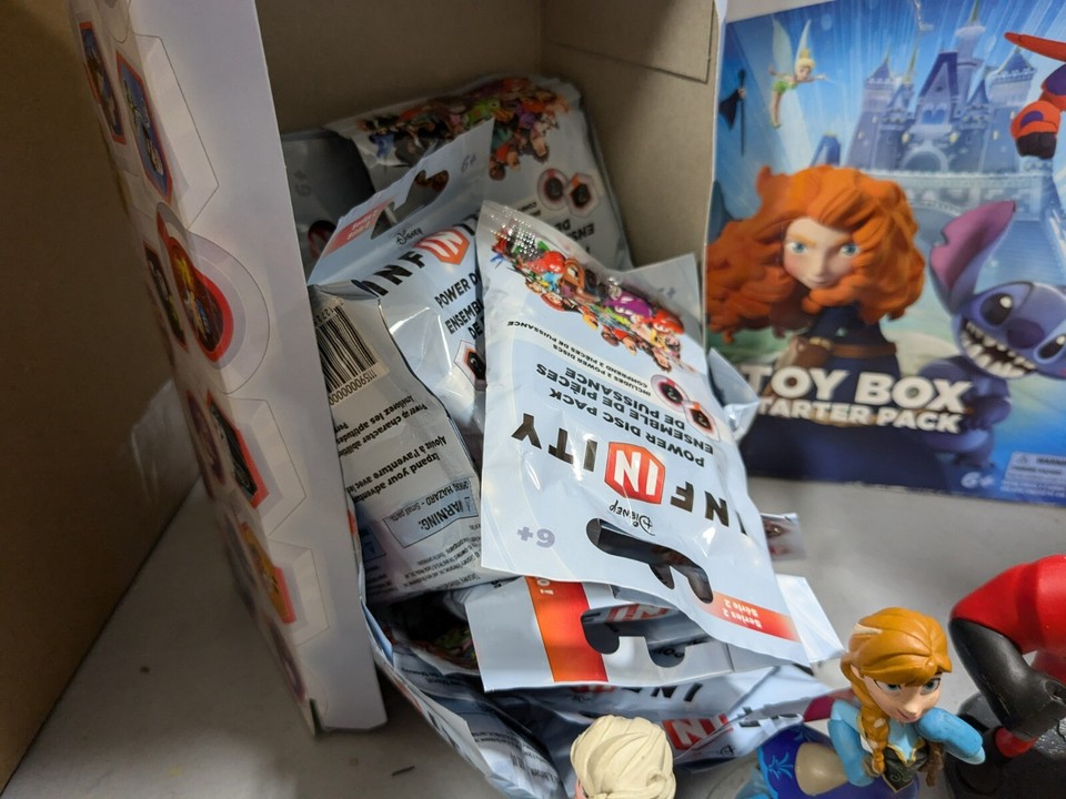 Disney Infinity Toy Lot Wholesale Bulk Figures, Games, 48 Power