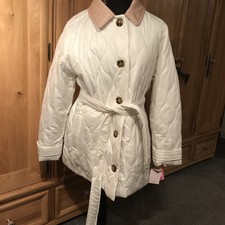 Kate Spade Belted Quilted Jacket Size Xl