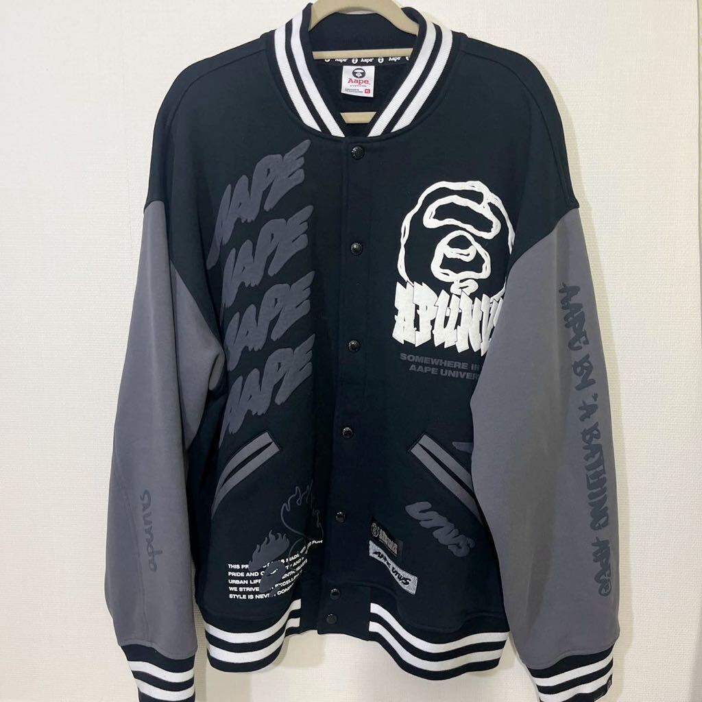 Rare Rare Ape Varsity Jacket A BATHING APE size XL No.ks1188