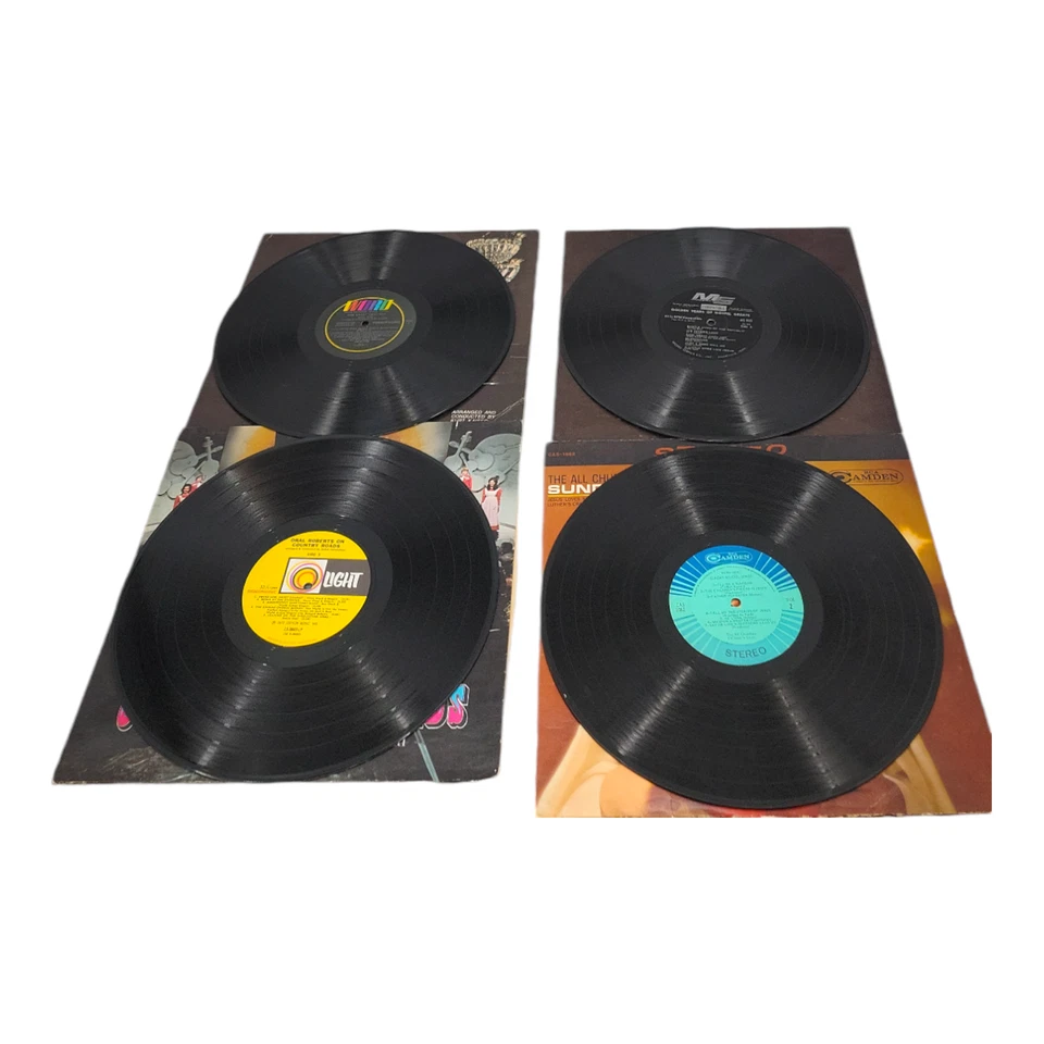 Vintage Burl Ives How Great Thou Art and Two Various Gospel Vinyl LP Bundle of 4 - Image 4 of 4