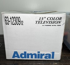 Admiral 13" Retro Gaming Color TV Model 12309 New