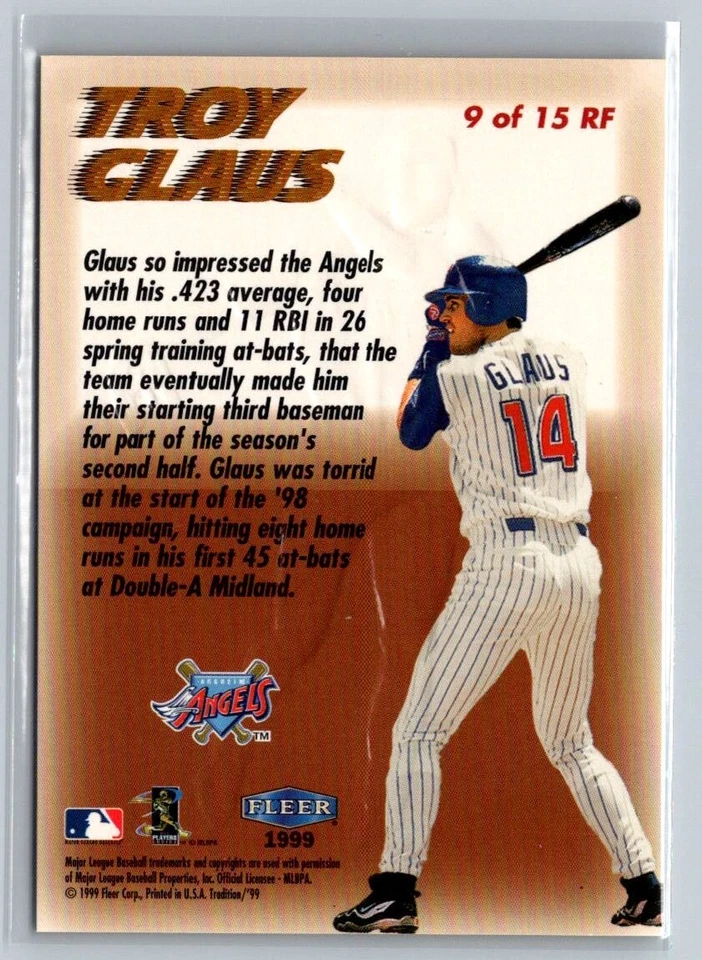 Fleer Tradition 1999 - #9 de 15 Troy Glaus Foto 2 de 2