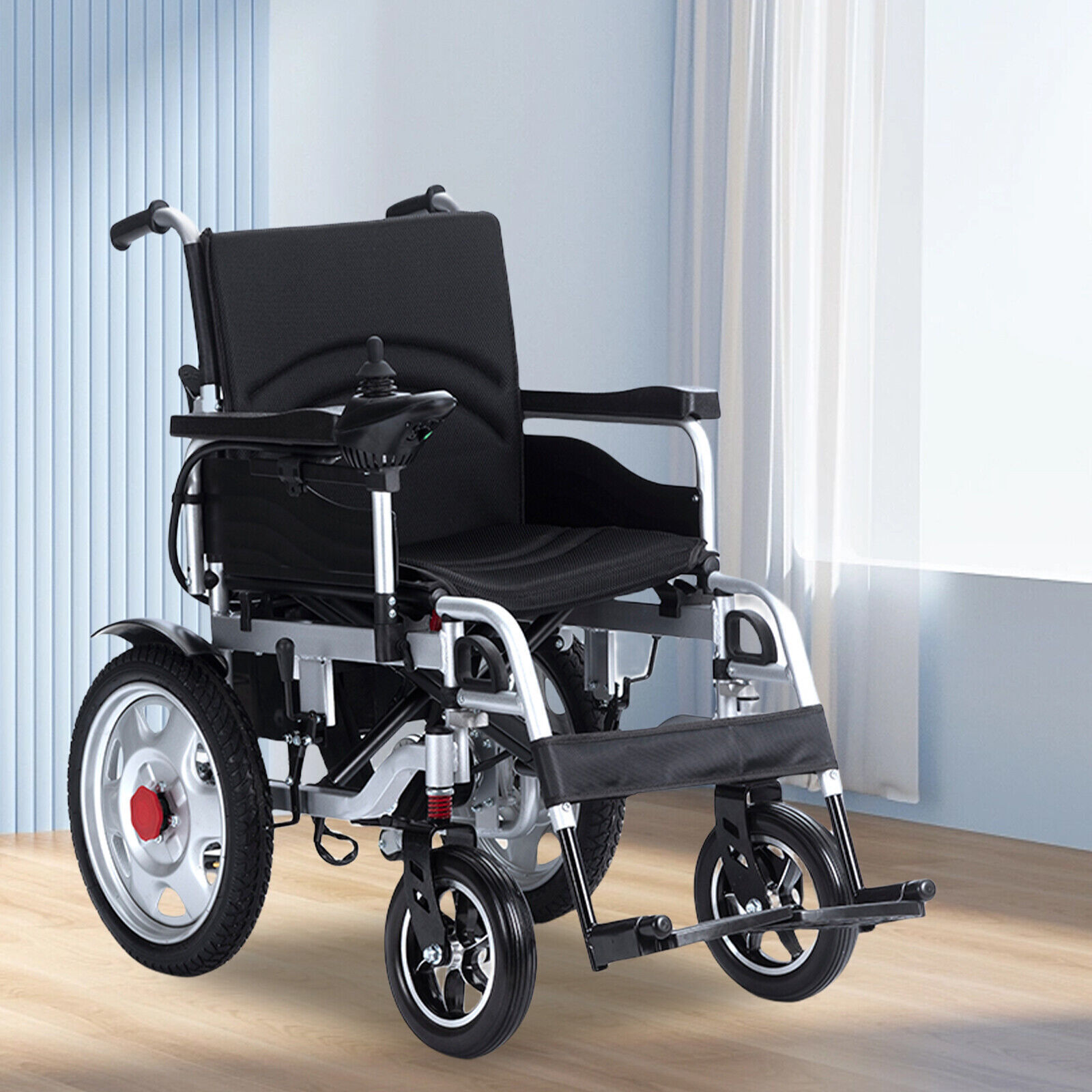 500W Dual Motor Electric Wheelchair Folding Mobility Aid Motorized Wheelchaira