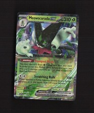 Meowscarada ex SVP033 Black Star Promo Holo Pokemon Card