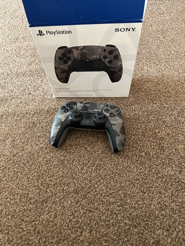 Sony PS5 DualSense Wireless Controller Grey Camouflage urban FAULTY DEAD Control